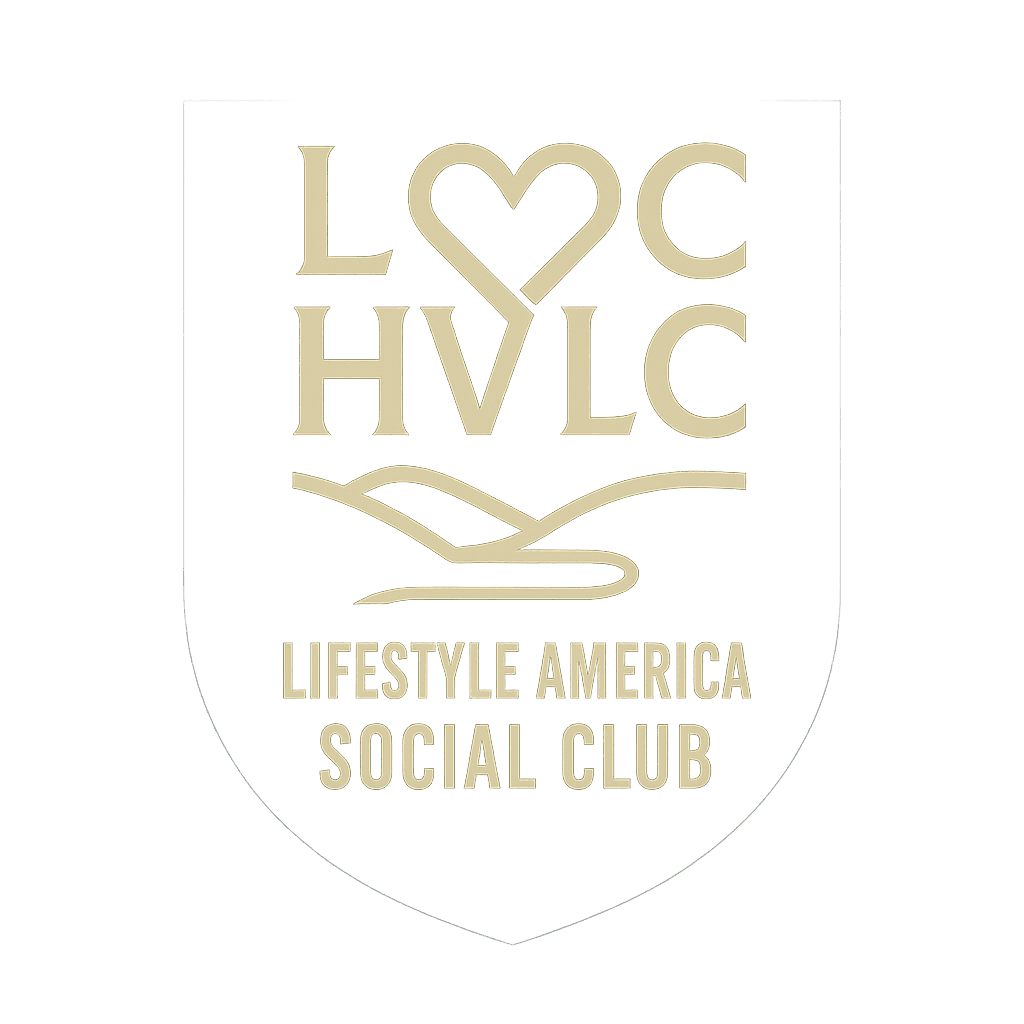 The_LODGE brought to you by Lifestyle America Social Club Inc. logo