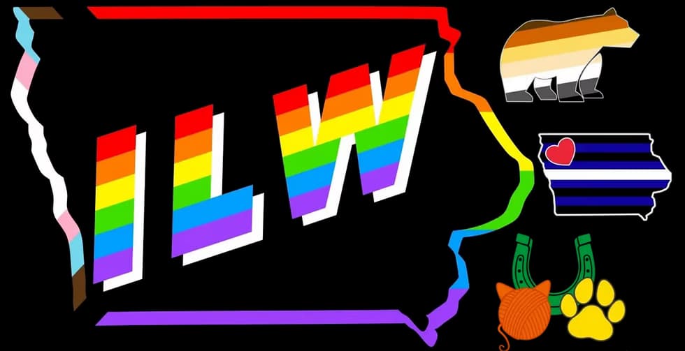 Iowa Leather Weekend 2026 event branding