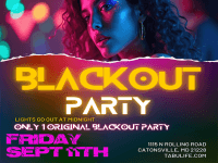 Blackout-Friday event branding