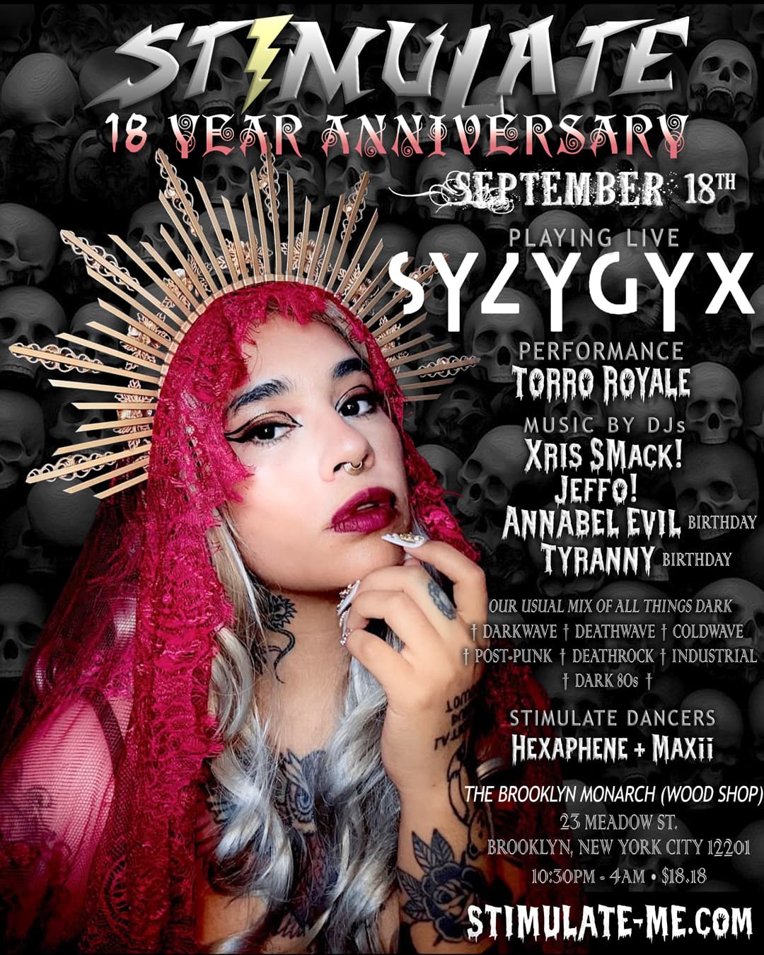 STIMULATE Halloween Ball - kink event in Brooklyn, NY