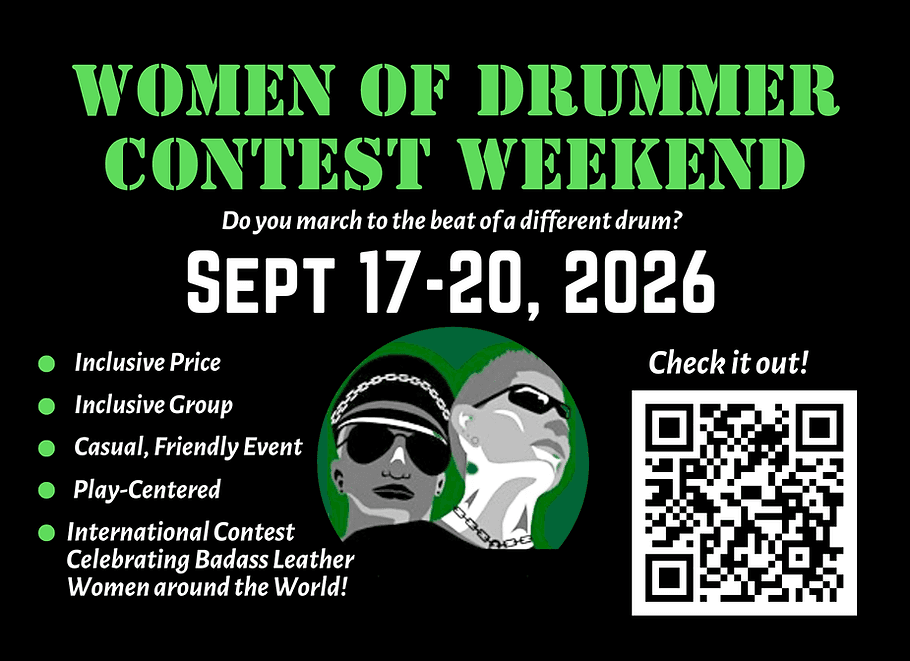 Women of Drummer 2026 — BDSM convention in Darlington, MD