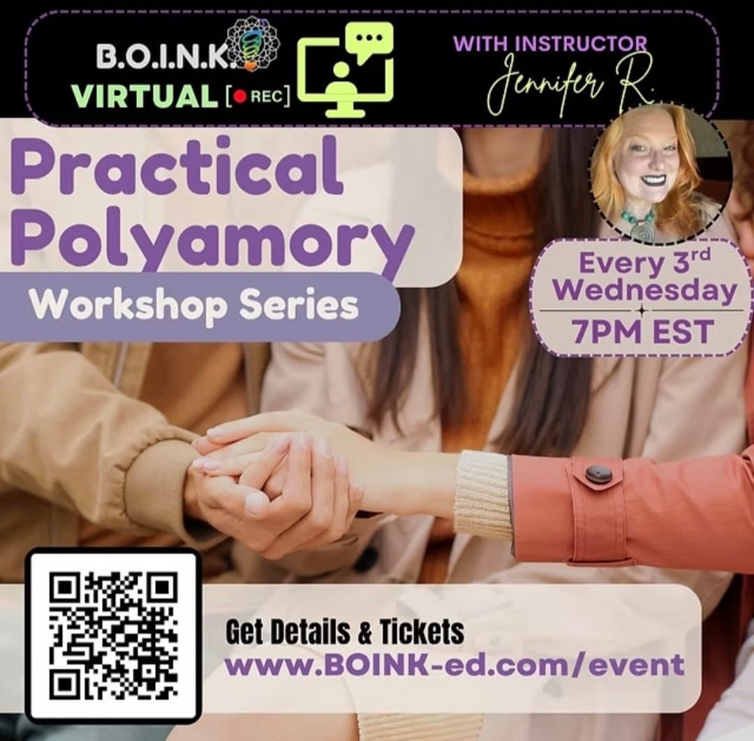 Practical Polyamory Workshop - Parenting & Polyamory event branding