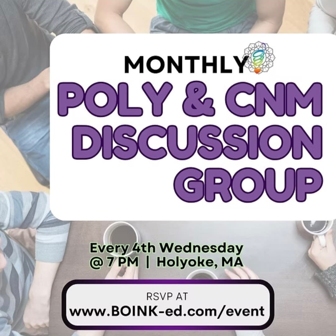 Poly & CNM Discussion Group event branding