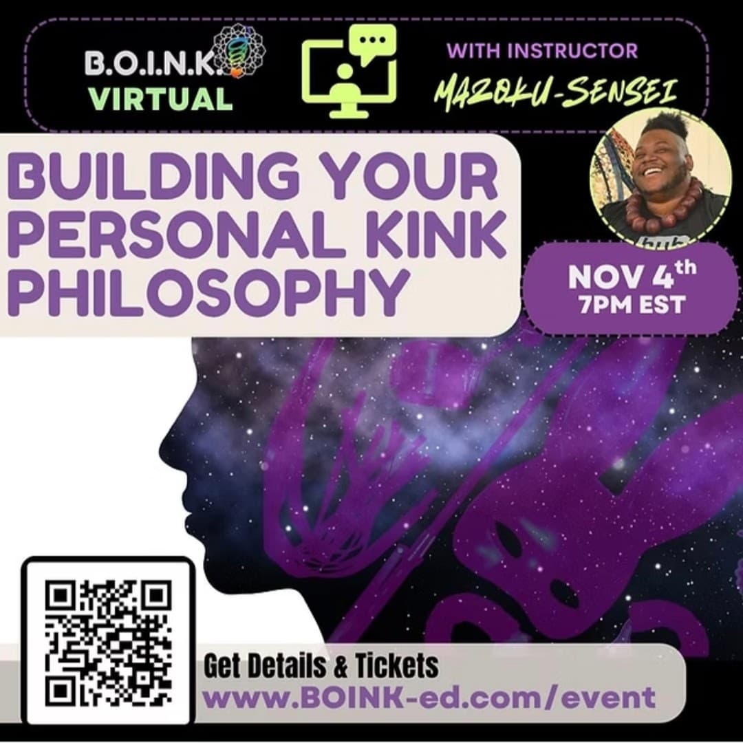 Building Your Personal Kink Philosophy event branding